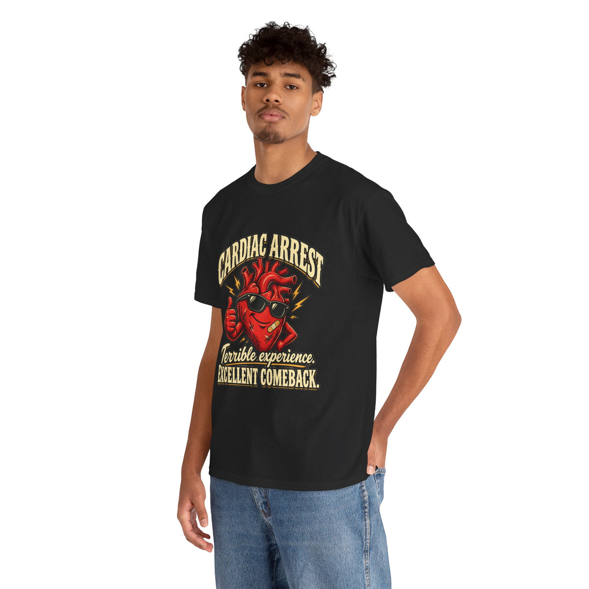 Cardiac Arrest Survivor T-Shirt | Terrible Experience, Excellent Comeback