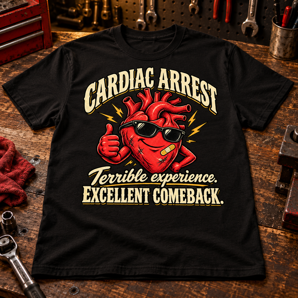 Cardiac Arrest Survivor Shirt, Terrible Experience Excellent Comeback Tee